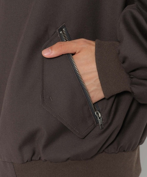 RAGEBLUE(レイジブルー)の「PUFF SLEEVE MA-1/袖ボリュームMA-1(MA-1・メンズ・ブラウン・MEDIUM/LARGE)」の13枚目の写真