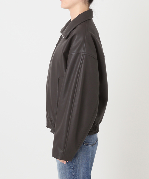 Spick & Span(スピックアンドスパン)の「《40周年 / 》S.SHIORI*S 中綿フェイクレザーブルゾン(その他アウター・レディース・ブラウン・36/38/T38)」の11枚目の写真
