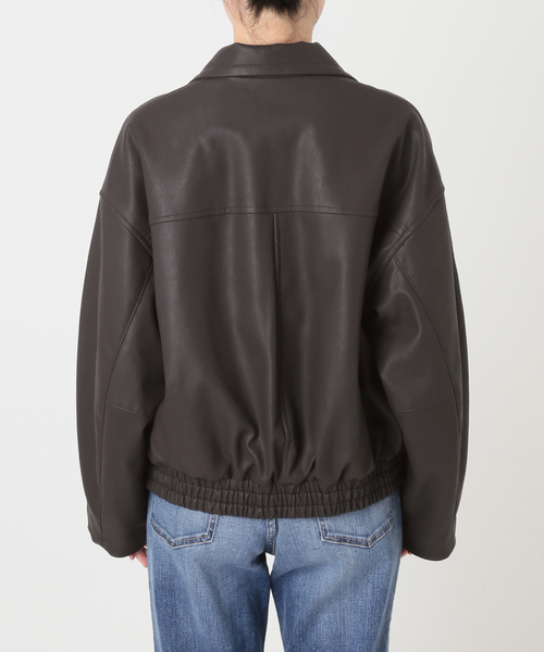 Spick & Span(スピックアンドスパン)の「《40周年 / 》S.SHIORI*S 中綿フェイクレザーブルゾン(その他アウター・レディース・ブラウン・36/38/T38)」の12枚目の写真