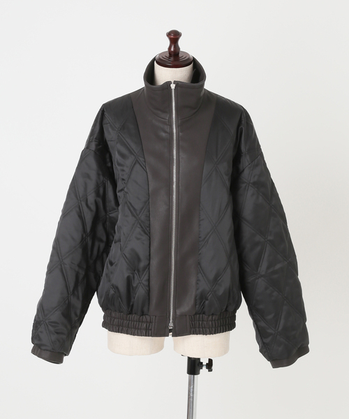 Spick & Span(スピックアンドスパン)の「《40周年 / 》S.SHIORI*S 中綿フェイクレザーブルゾン(その他アウター・レディース・ブラウン・36/38/T38)」の19枚目の写真