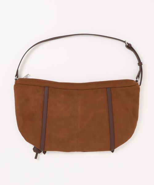 Knuth Marf（クヌースマーフ）の「Knuth Marf suede moon bag（ショルダーバッグ・レディース・ブラウン・FREE）」の5枚目の写真