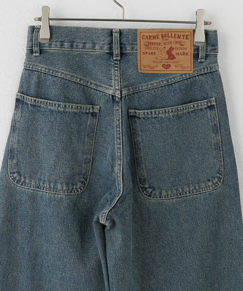 Carne Bollente(カルネボレンテ)の「【Carne Bollente/カルネボレンテ】Love Pants 00's(デニムパンツ・レディース・スカイブルー・24)」の4枚目の写真