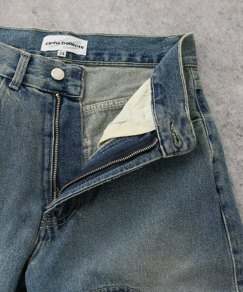 Carne Bollente(カルネボレンテ)の「【Carne Bollente/カルネボレンテ】Love Pants 00's(デニムパンツ・レディース・スカイブルー・24)」の7枚目の写真
