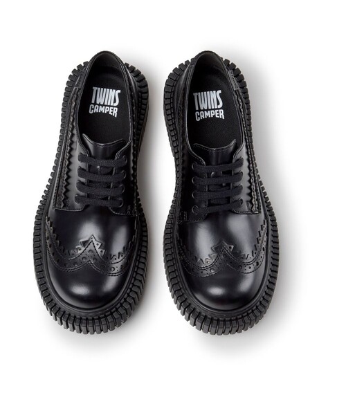 CAMPER（カンペール）の「[カンペール] TWINS / カジュアルシューズ（ドレスシューズ・レディース・ブラック・23.0cm/23.5cm/24.0cm/25.0cm）」の4枚目の写真
