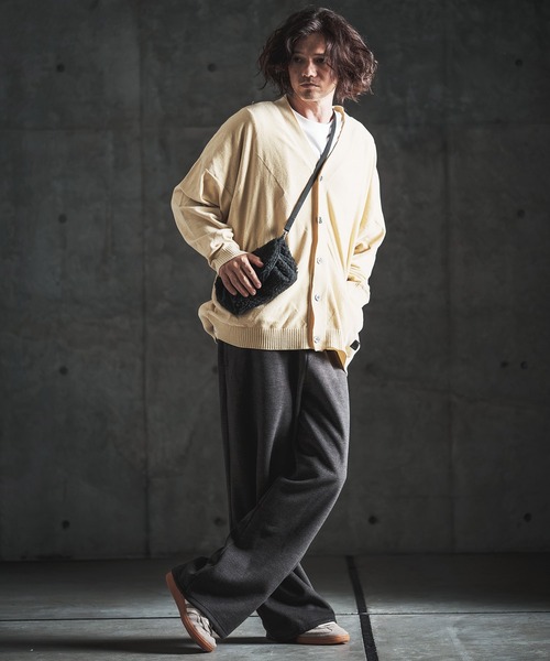 GLIMCLAP(グリムクラップ)の「mko13931-Shearling 2-Way Flap Bag ミニフラップバッグ(212-031-gla-cg)(ショルダーバッグ・メンズ・ベージュ/ブラック・FREE)」の14枚目の写真