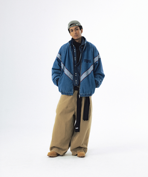 ANGLAN(アングラン)の「IPFU Track Denim Jacket - Washed Blue(デニムジャケット・メンズ・その他・1/02)」の7枚目の写真