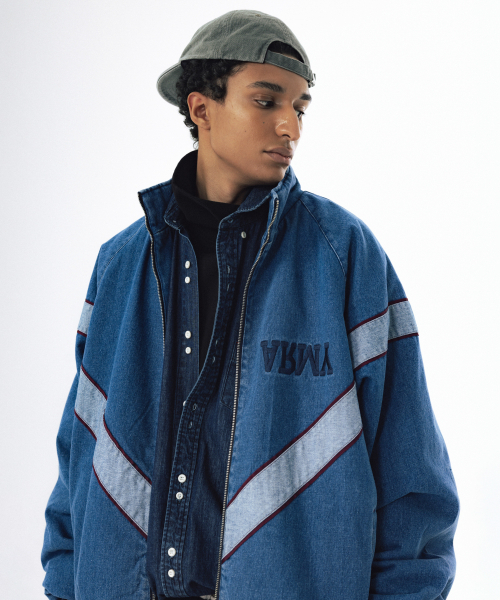 ANGLAN(アングラン)の「IPFU Track Denim Jacket - Washed Blue(デニムジャケット・メンズ・その他・1/02)」の8枚目の写真