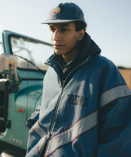 ANGLAN(アングラン)の「IPFU Track Denim Jacket - Washed Blue(デニムジャケット・メンズ・その他・1/02)」の10枚目の写真