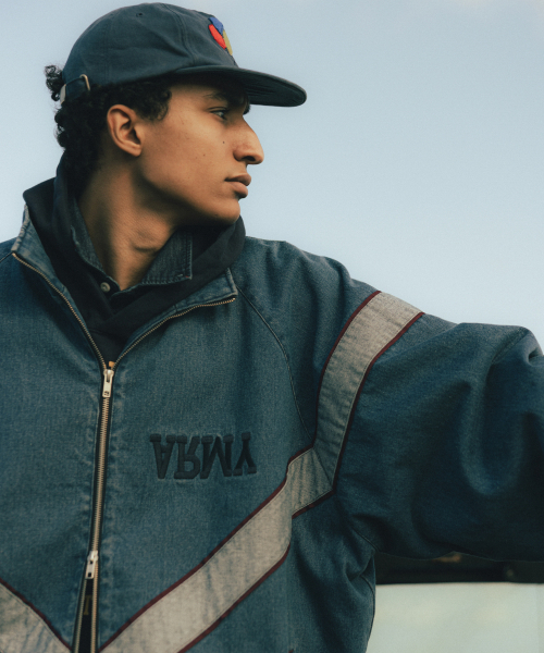 ANGLAN(アングラン)の「IPFU Track Denim Jacket - Washed Blue(デニムジャケット・メンズ・その他・1/02)」の11枚目の写真