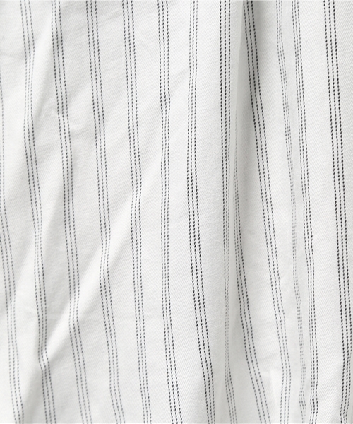 VENCEEXCHANGE（ヴァンスエクスチェンジ）の「スキッパーシャツ（シャツ/ブラウス・レディース・オフホワイト/ダークグリーン/ホワイト・MEDIUM）」の9枚目の写真