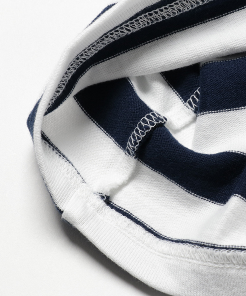 BRANSHES（ブランシェス）の「ボーダー長袖Tシャツ（Tシャツ/カットソー・キッズ・ネイビー/ブラック・140cm/150cm/90cm/80ｃｍ/100cm/110cm/130cm/95cm/120cm）」の7枚目の写真