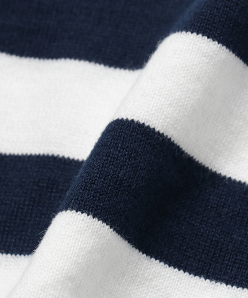 BRANSHES（ブランシェス）の「ボーダー長袖Tシャツ（Tシャツ/カットソー・キッズ・ネイビー/ブラック・140cm/150cm/90cm/80ｃｍ/100cm/110cm/130cm/95cm/120cm）」の8枚目の写真