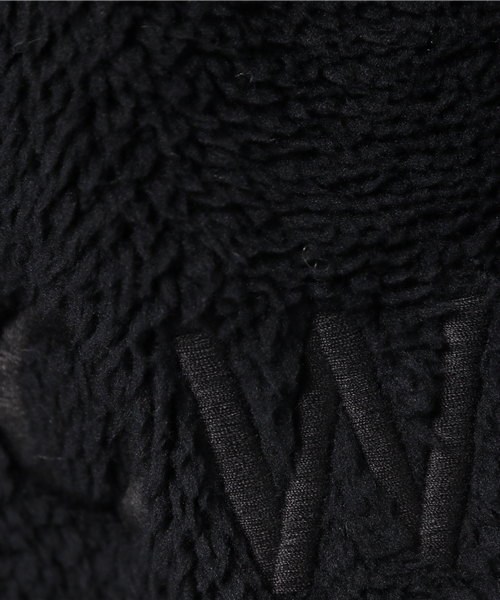 RODEO CROWNS WIDE BOWL（ロデオクラウンズワイドボウル）の「ロゴ刺繍 ボアパーカー（パーカー・レディース・カモフラージュ/ブラック/アイボリー/ダークネイビー・FREE）」の14枚目の写真