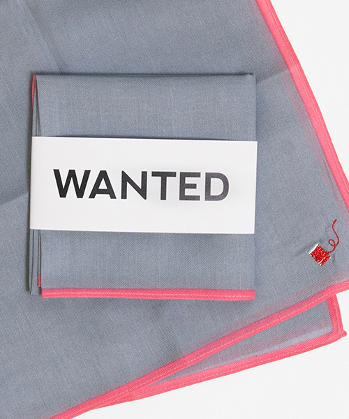 クチデザイン/刺繍ハンカチ