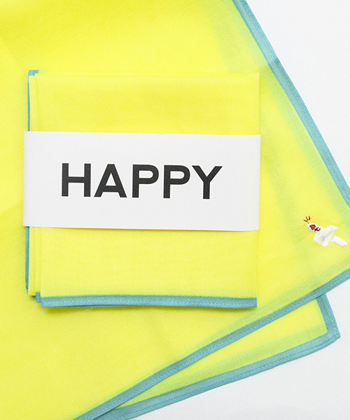 クチデザイン/刺繍ハンカチ