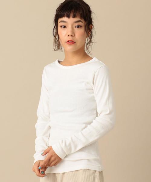 Another Edition（アナザーエディション）の「ハリヌキフライスロングスリーブ ◆（Tシャツ/カットソー・レディース・ブラック/ライム/オフホワイト/ライトピンク・FREE）」の2枚目の写真