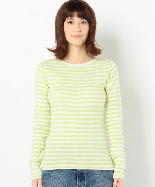 Another Edition（アナザーエディション）の「ハリヌキフライスロングスリーブ ◆（Tシャツ/カットソー・レディース・ブラック/ライム/オフホワイト/ライトピンク・FREE）」の6枚目の写真