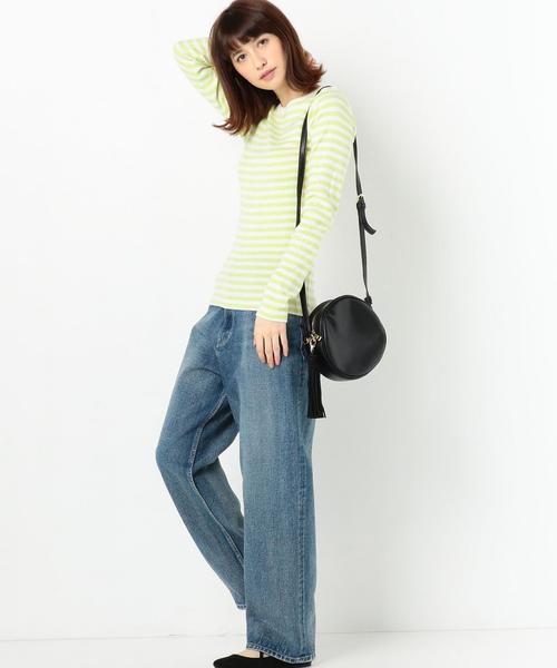 Another Edition（アナザーエディション）の「ハリヌキフライスロングスリーブ ◆（Tシャツ/カットソー・レディース・ブラック/ライム/オフホワイト/ライトピンク・FREE）」の8枚目の写真