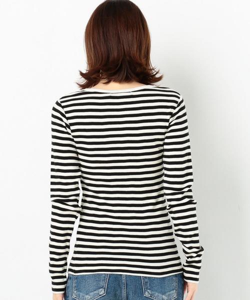 Another Edition（アナザーエディション）の「ハリヌキフライスロングスリーブ ◆（Tシャツ/カットソー・レディース・ブラック/ライム/オフホワイト/ライトピンク・FREE）」の21枚目の写真