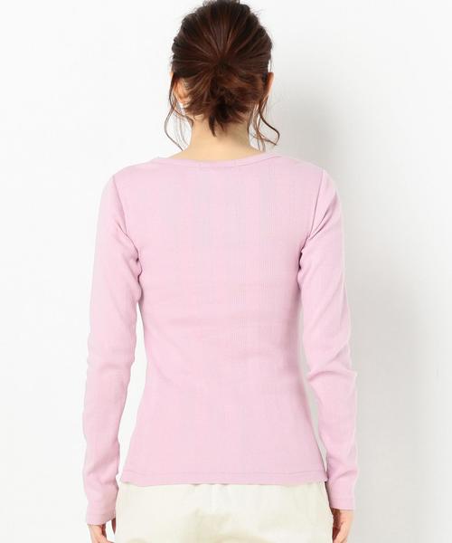 Another Edition（アナザーエディション）の「ハリヌキフライスロングスリーブ ◆（Tシャツ/カットソー・レディース・ブラック/ライム/オフホワイト/ライトピンク・FREE）」の11枚目の写真