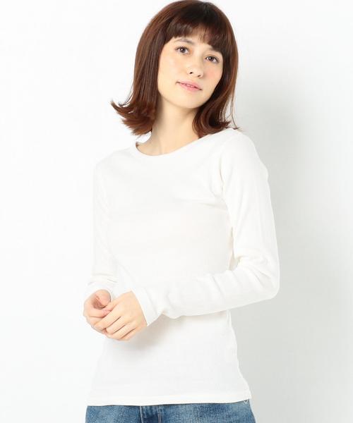 Another Edition（アナザーエディション）の「ハリヌキフライスロングスリーブ ◆（Tシャツ/カットソー・レディース・ブラック/ライム/オフホワイト/ライトピンク・FREE）」の13枚目の写真