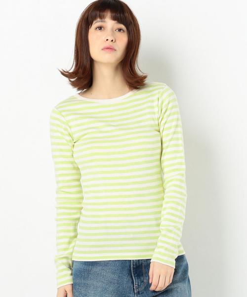 Another Edition（アナザーエディション）の「ハリヌキフライスロングスリーブ ◆（Tシャツ/カットソー・レディース・ブラック/ライム/オフホワイト/ライトピンク・FREE）」の15枚目の写真