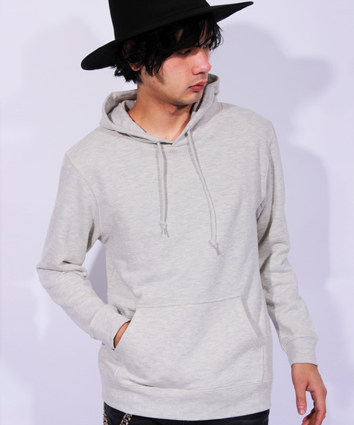 8(eight)(エイト)の「無地プルオーバーパーカー スウェット(パーカー・メンズ・グレー/ネイビー/ホワイト/ブラック/ベージュ・MEDIUM/LARGE)」の5枚目の写真