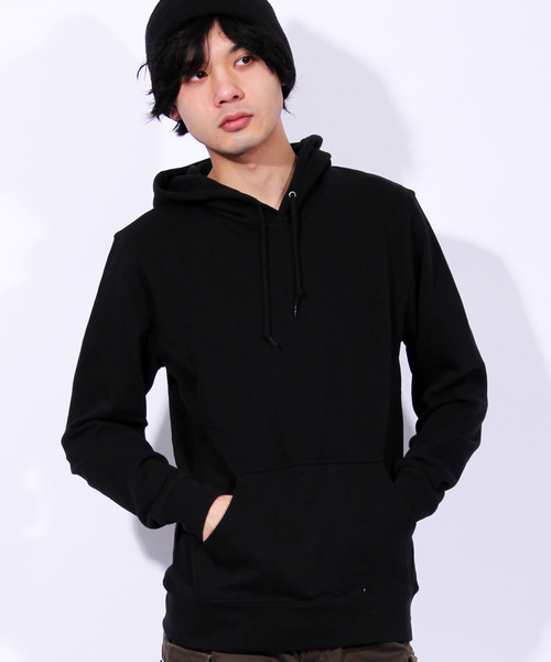 8(eight)(エイト)の「無地プルオーバーパーカー スウェット(パーカー・メンズ・グレー/ネイビー/ホワイト/ブラック/ベージュ・MEDIUM/LARGE)」の3枚目の写真