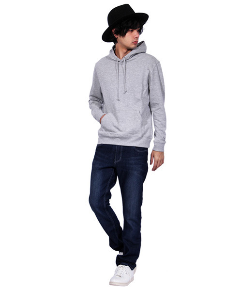 8(eight)(エイト)の「無地プルオーバーパーカー スウェット(パーカー・メンズ・グレー/ネイビー/ホワイト/ブラック/ベージュ・MEDIUM/LARGE)」の8枚目の写真