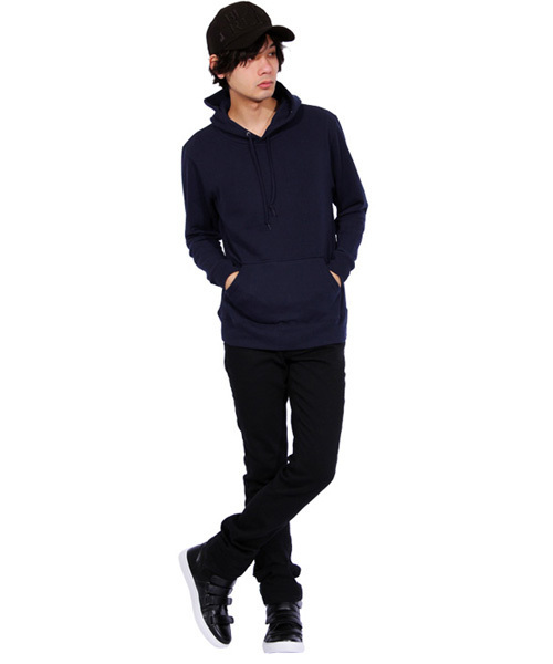 8(eight)(エイト)の「無地プルオーバーパーカー スウェット(パーカー・メンズ・グレー/ネイビー/ホワイト/ブラック/ベージュ・MEDIUM/LARGE)」の10枚目の写真