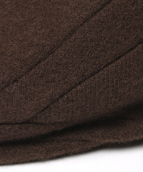 KANGOL（カンゴール）の「KANGOL WOOL 507（ハンチング/ベレー帽・メンズ・ブラック/ダークブラウン・MEDIUM/LARGE）」の7枚目の写真