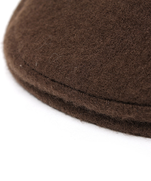 KANGOL（カンゴール）の「KANGOL WOOL 507（ハンチング/ベレー帽・メンズ・ブラック/ダークブラウン・MEDIUM/LARGE）」の9枚目の写真