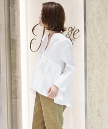 plage | コットンAラインブラウス◆(シャツ/ブラウス)