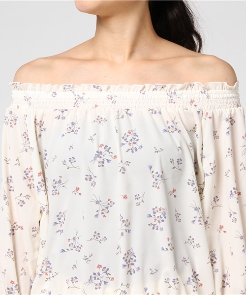 Honeys（ハニーズ）の「オフショルプルオーバー（シャツ/ブラウス・レディース・ブラック系その他/ホワイト系その他2/ブルー系その他2/ブルー系その他/ホワイト系その他/ホワイト系その他3・M/L）」の10枚目の写真