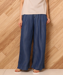 un dix cors | テンセルワイドパンツ(デニムパンツ)