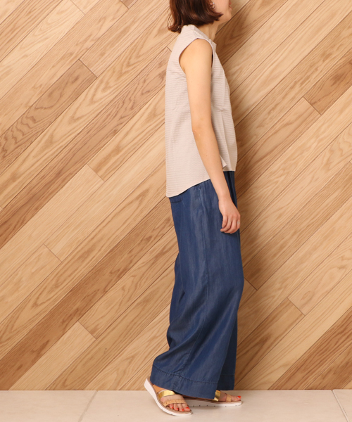 un dix cors（アンディコール）の「テンセルワイドパンツ（デニムパンツ・レディース・ブルー・36/38）」の14枚目の写真