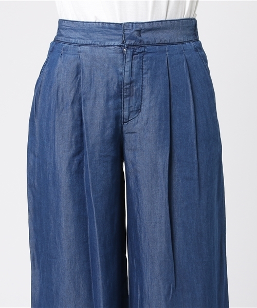 un dix cors（アンディコール）の「テンセルワイドパンツ（デニムパンツ・レディース・ブルー・36/38）」の8枚目の写真