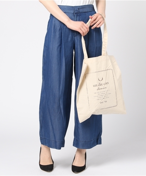 un dix cors（アンディコール）の「テンセルワイドパンツ（デニムパンツ・レディース・ブルー・36/38）」の4枚目の写真