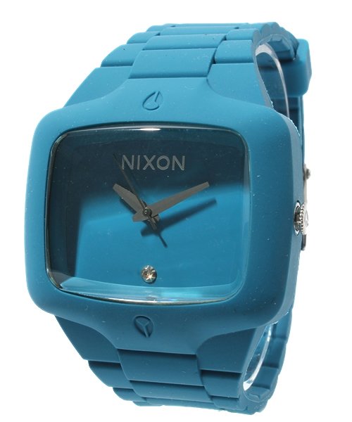 NIXON（ニクソン）の「NIXON RUBBER PLAYER（アナログ腕時計・メンズ・ブラック/チャコールグレー/オレンジ/ブルー・ONE SIZE）」の4枚目の写真