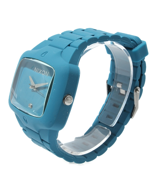 NIXON（ニクソン）の「NIXON RUBBER PLAYER（アナログ腕時計・メンズ・ブラック/チャコールグレー/オレンジ/ブルー・ONE SIZE）」の5枚目の写真