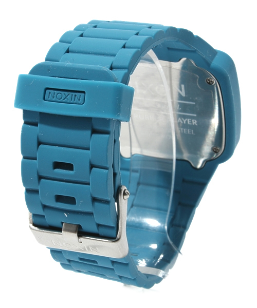 NIXON（ニクソン）の「NIXON RUBBER PLAYER（アナログ腕時計・メンズ・ブラック/チャコールグレー/オレンジ/ブルー・ONE SIZE）」の6枚目の写真