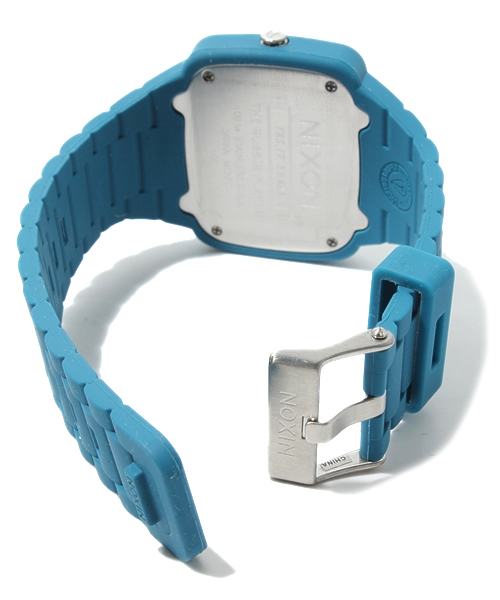 NIXON（ニクソン）の「NIXON RUBBER PLAYER（アナログ腕時計・メンズ・ブラック/チャコールグレー/オレンジ/ブルー・ONE SIZE）」の8枚目の写真