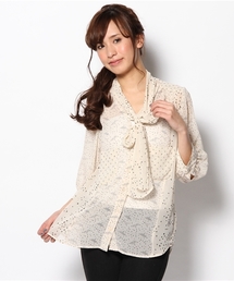 BEAUTY&YOUTH UNITED ARROWS | BY シフォンドット パッチボウタイブラウス ◆(シャツ/ブラウス)