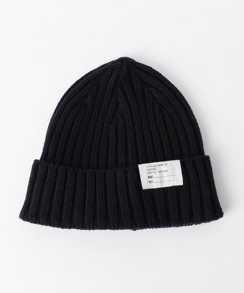 RACAL(ラカル)の「<Racal> STANDARD KNITCAP/ニットキャップ ◆(ニットキャップ/ビーニー・メンズ・ダークグレー/マスタード/ネイビー/ブラック/ライム/ダークグリーン・FREE)」の5枚目の写真