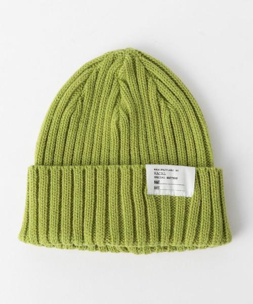 RACAL(ラカル)の「<Racal> STANDARD KNITCAP/ニットキャップ ◆(ニットキャップ/ビーニー・メンズ・ダークグレー/マスタード/ネイビー/ブラック/ライム/ダークグリーン・FREE)」の4枚目の写真