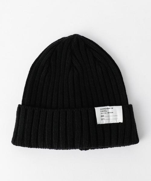 RACAL(ラカル)の「<Racal> STANDARD KNITCAP/ニットキャップ ◆(ニットキャップ/ビーニー・メンズ・ダークグレー/マスタード/ネイビー/ブラック/ライム/ダークグリーン・FREE)」の2枚目の写真