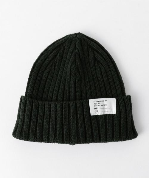 RACAL(ラカル)の「<Racal> STANDARD KNITCAP/ニットキャップ ◆(ニットキャップ/ビーニー・メンズ・ダークグレー/マスタード/ネイビー/ブラック/ライム/ダークグリーン・FREE)」の1枚目の写真