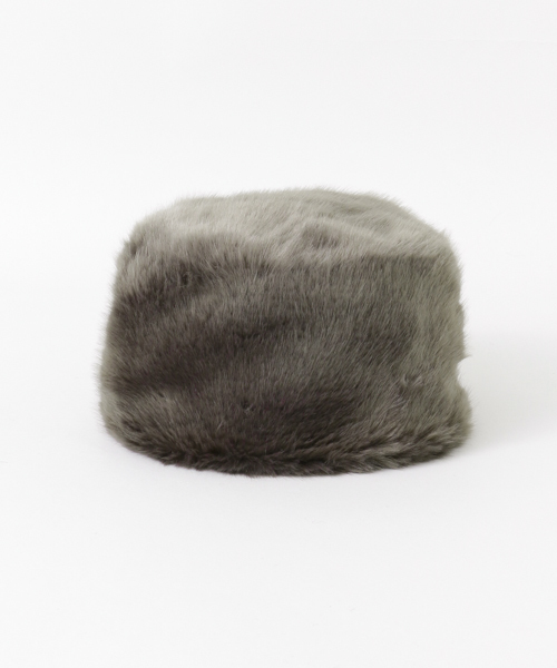 URBAN RESEARCH(アーバンリサーチ)の「ロシアン帽(キャップ・レディース・グレー/モカ・FREE)」の2枚目の写真