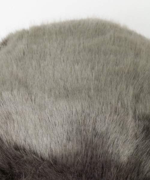 URBAN RESEARCH(アーバンリサーチ)の「ロシアン帽(キャップ・レディース・グレー/モカ・FREE)」の4枚目の写真