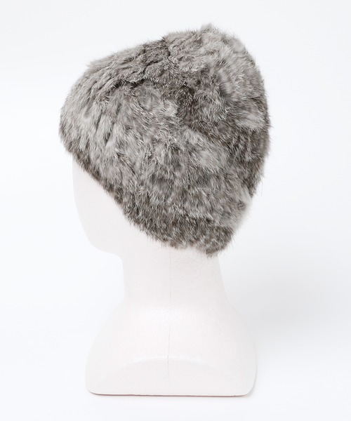 John galliano ラビットファー ニット帽 ニュースペーパー ビーニー 14